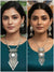 Silver Oxidised Necklace Set